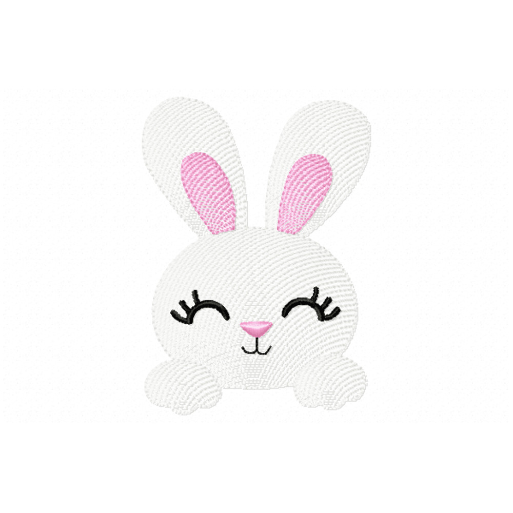 Cute Bunny Embroidery Design INSTANT D0WNL0AD 0