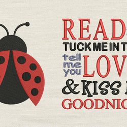 ladybug with read me a story 2 designs reading pillows