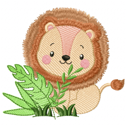 baby lion embroidery design -instant d0wnl0ad