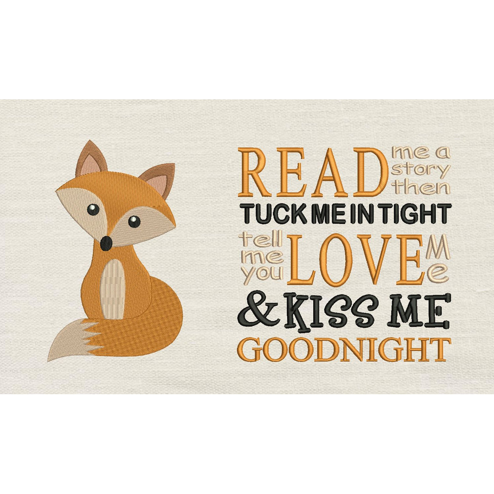 Fox With Read Me A Story 2 Designs Reading Pillows 2 0