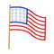 American Flag Embroidery Design 3 Sizes INSTANT D0WNL0AD 2 0