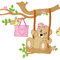 Baby Bear Garden Embroidery Design INSTANT D0WNL0AD 0