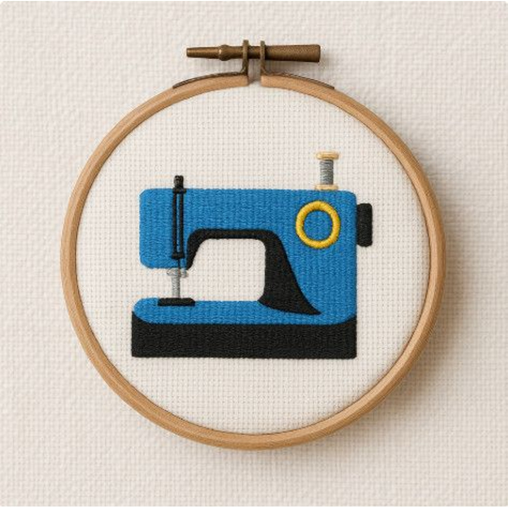 Sewing Machine Embroidery Design 3 Sizes INSTANT D0WNL0AD 0