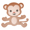 Baby Monkey Embroidery Design INSTANT D0WNL0AD 0