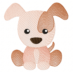 baby dog embroidery design -instant d0wnl0ad