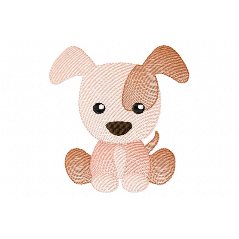 Baby Dog Embroidery Design INSTANT D0WNL0AD 0