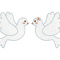 Two Pigeons Embroidery Design INSTANT D0WNL0AD 0