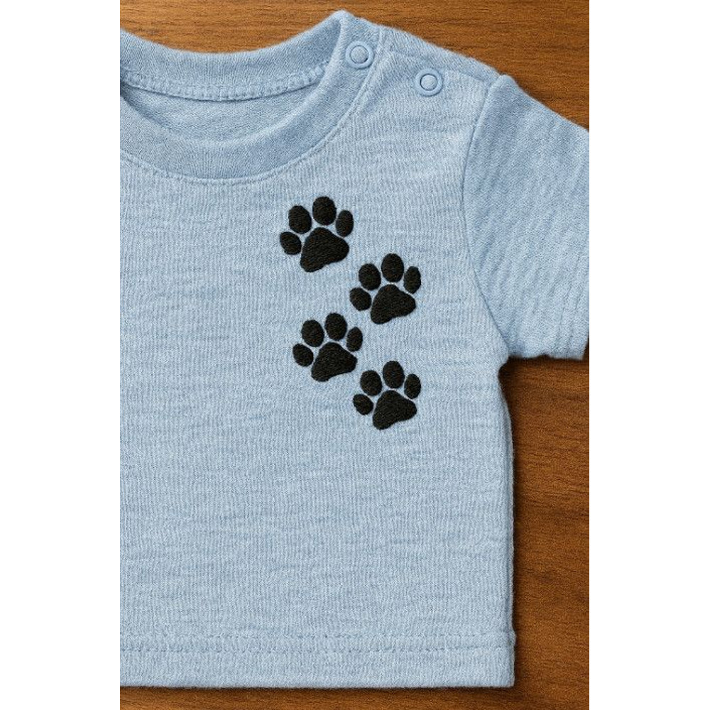 Dog Paw Print Embroidery Design INSTANT D0WNL0AD 0