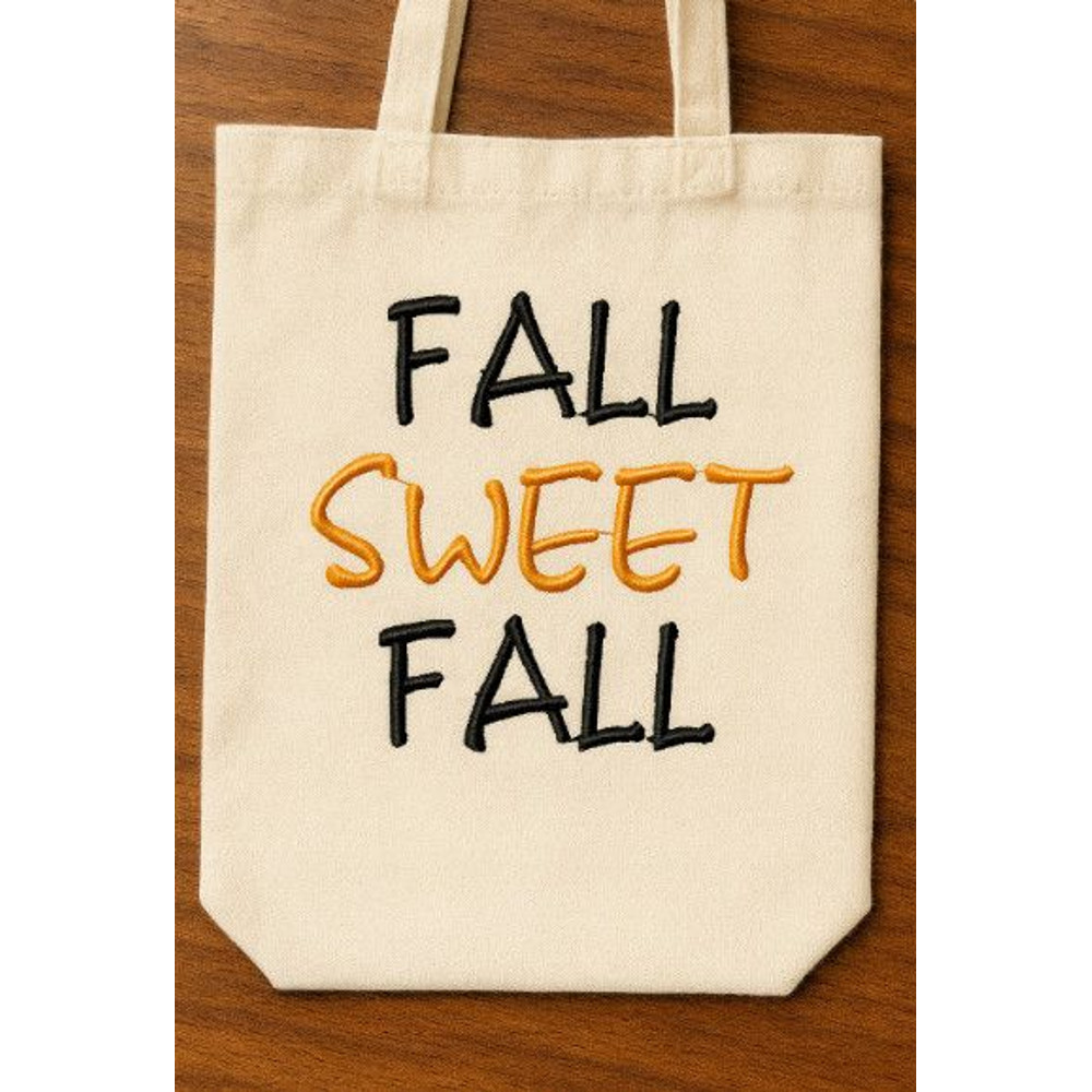 Fall Sweet Fall Embroidery Design INSTANT D0WNL0AD 0