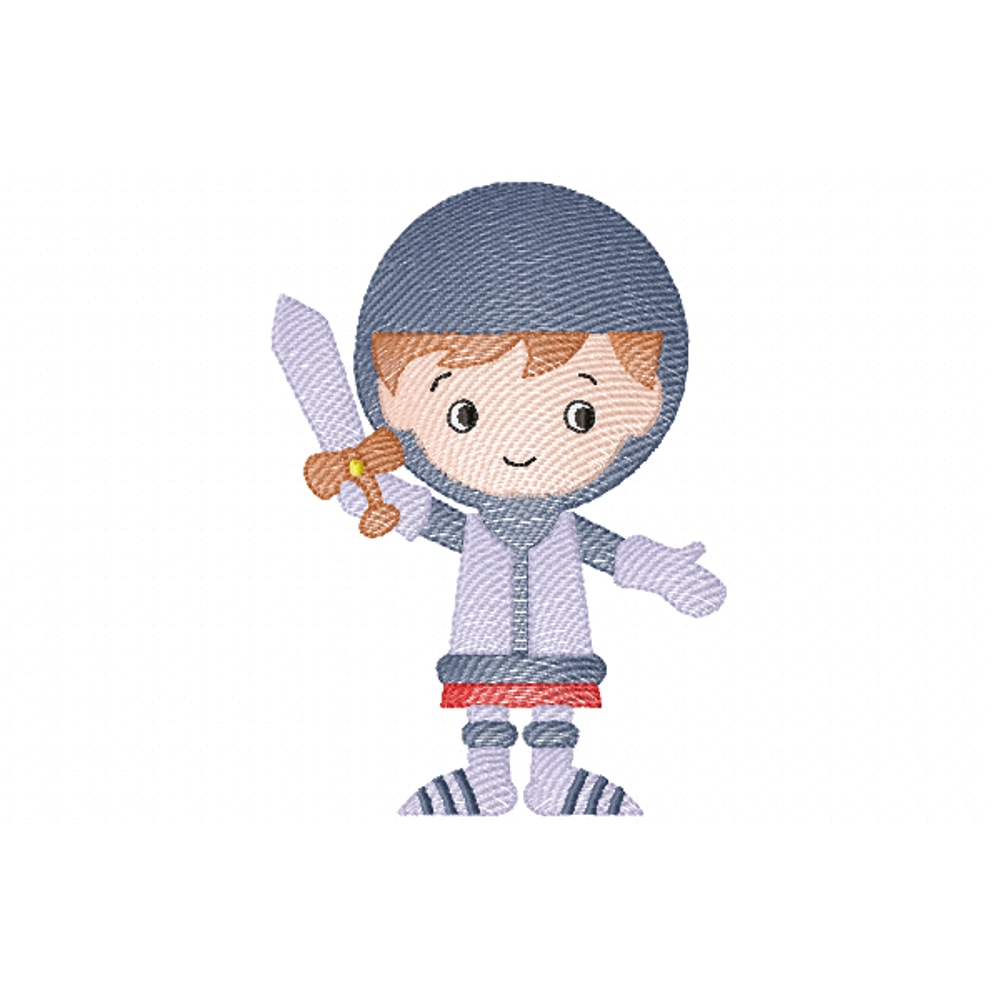 Knight Embroidery Design INSTANT D0WNL0AD 0