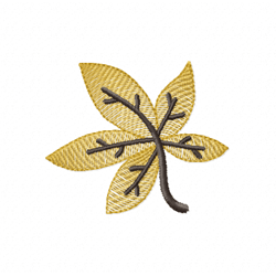 autumn leaf embroidery design -instant d0wnl0ad 04
