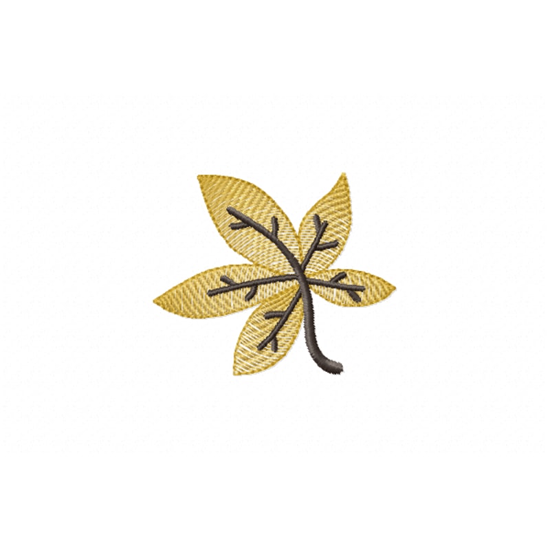Autumn Leaf Embroidery Design INSTANT D0WNL0AD 04 0