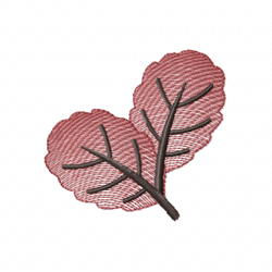 autumn leaf embroidery design -instant d0wnl0ad 08