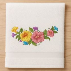 flowers beautiful embroidery design -instant d0wnl0ad