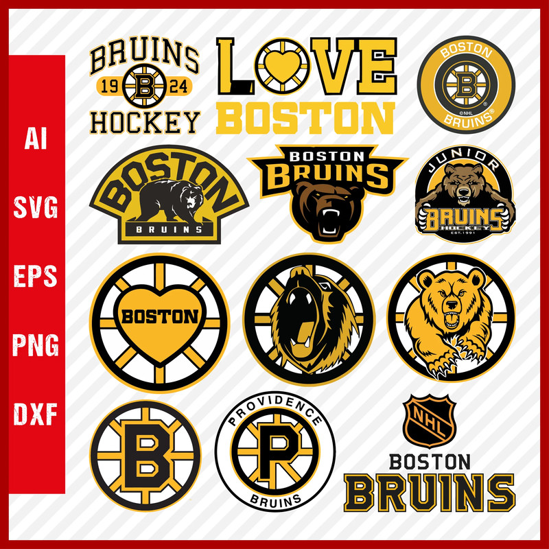 Boston Bruins Logo SVG - Bruins SVG Cut Files - Boston Bruins PNG Logo, NHL Logo .png