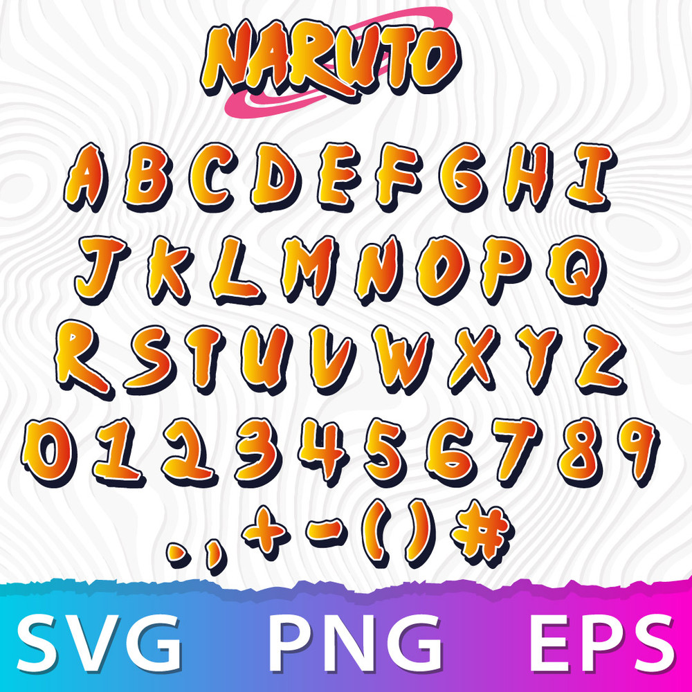 Naruto Font SVG .jpeg