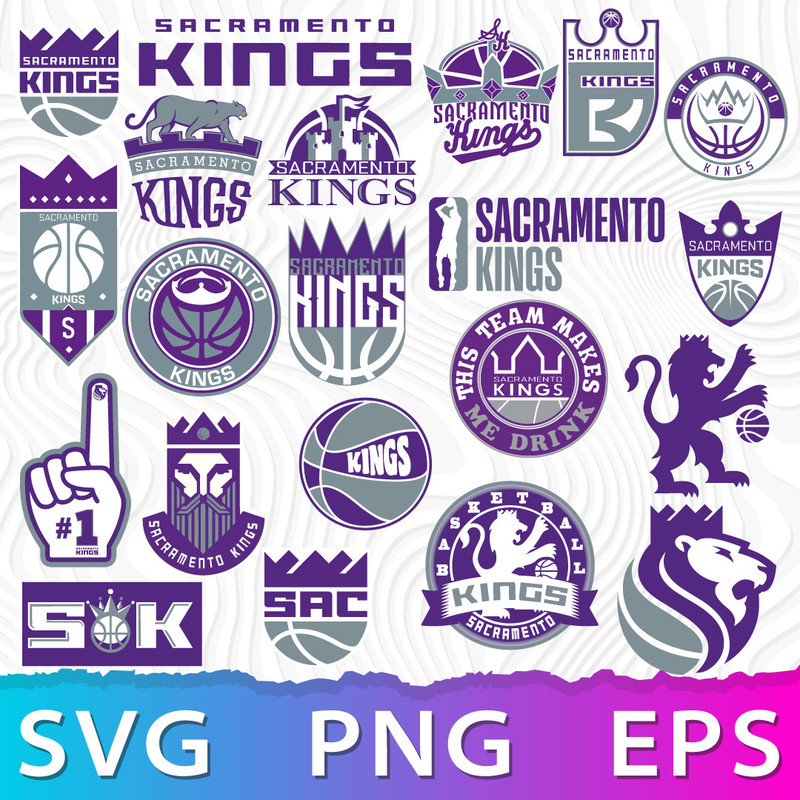 Sacramento Kings Logo SVG, Kings Logo PNG, Kings Emblem, Kings NBA Logo, Sacramento Kings Lion Logo .jpeg