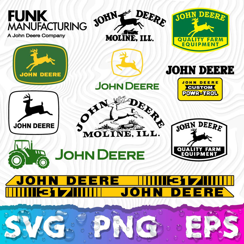 John Deere Logo SVG, John Deere Vintage Logo, John Deere Tractor PNG, John Deere Logo Transparent .jpeg
