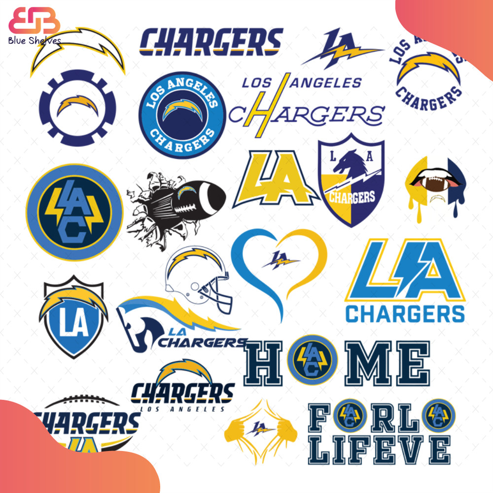 Los Angerles Chargers Bundle Svg, Sport Svg, Los Angerles Chargers Svg, Los Angerles .jpeg