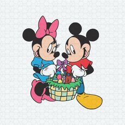 Mickey Minnie Disney Easter Egg SVG