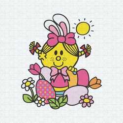 Groovy Happy Easter Little Miss SVG