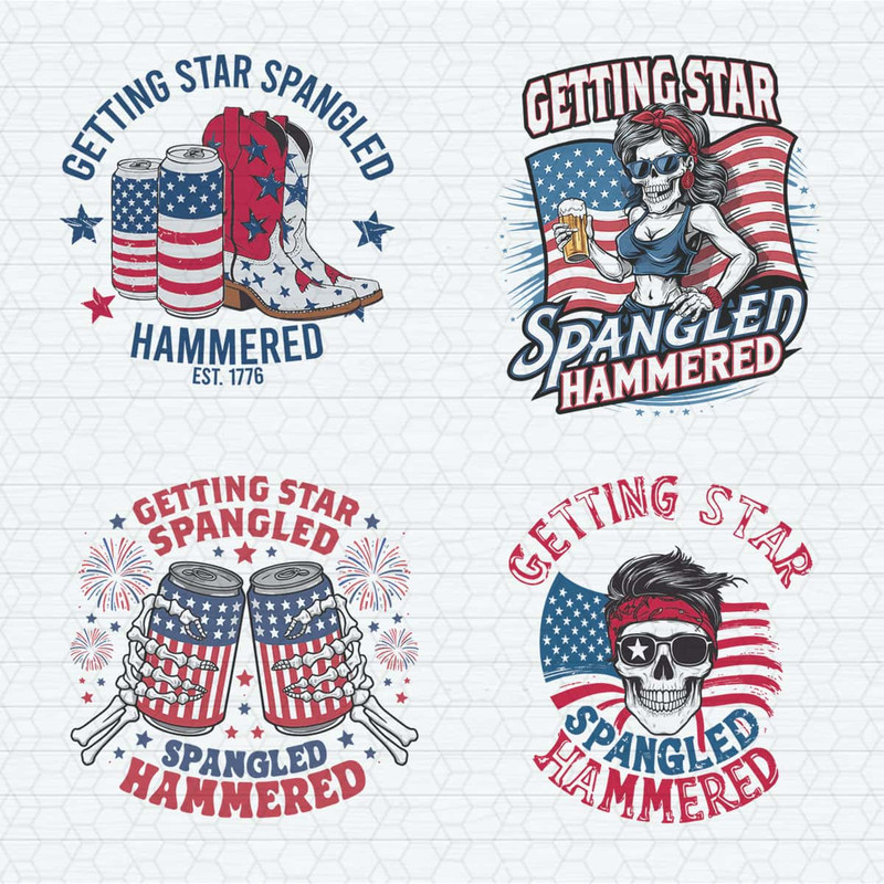 Getting Star Spangled Hammered SVG PNG Bundle.jpg