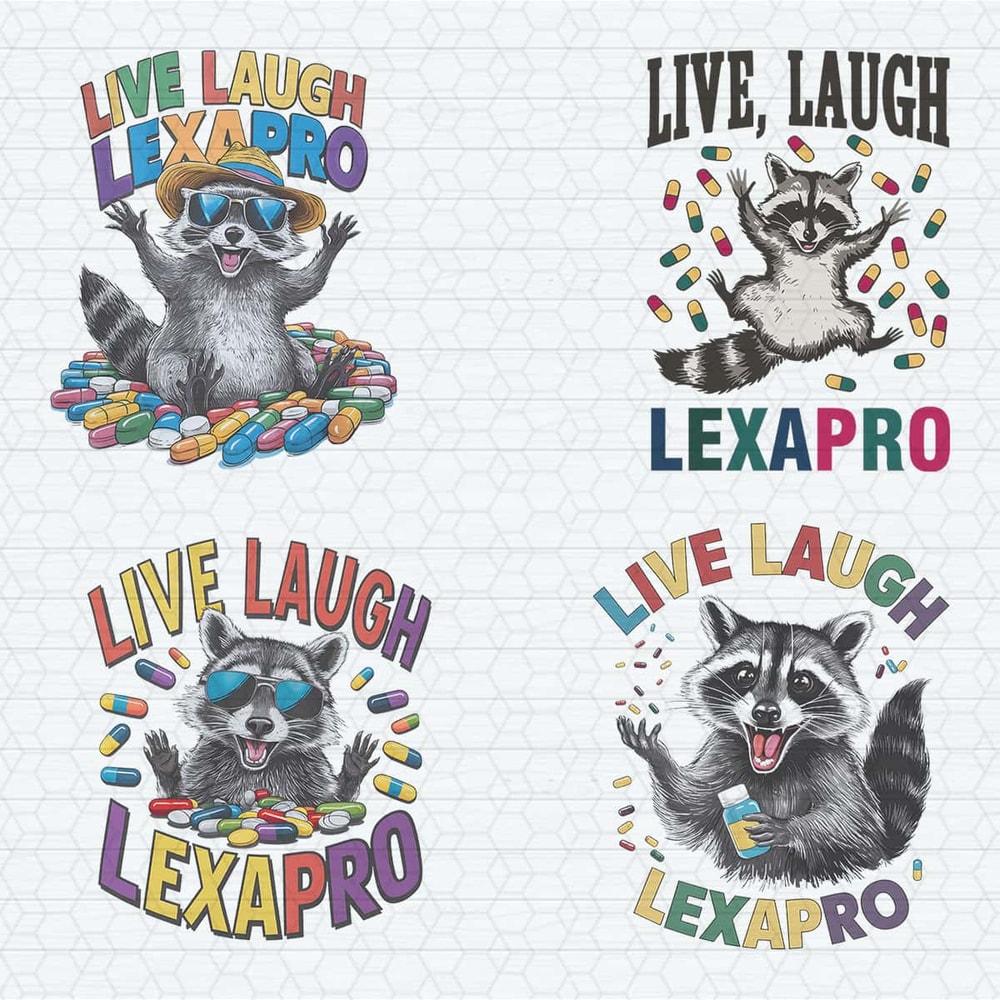 Live Laugh Lexapro Raccoon Meme SVG PNG Bundle.jpg