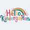 Hello Kindergarten Pride Flower Back To School SVG.jpg