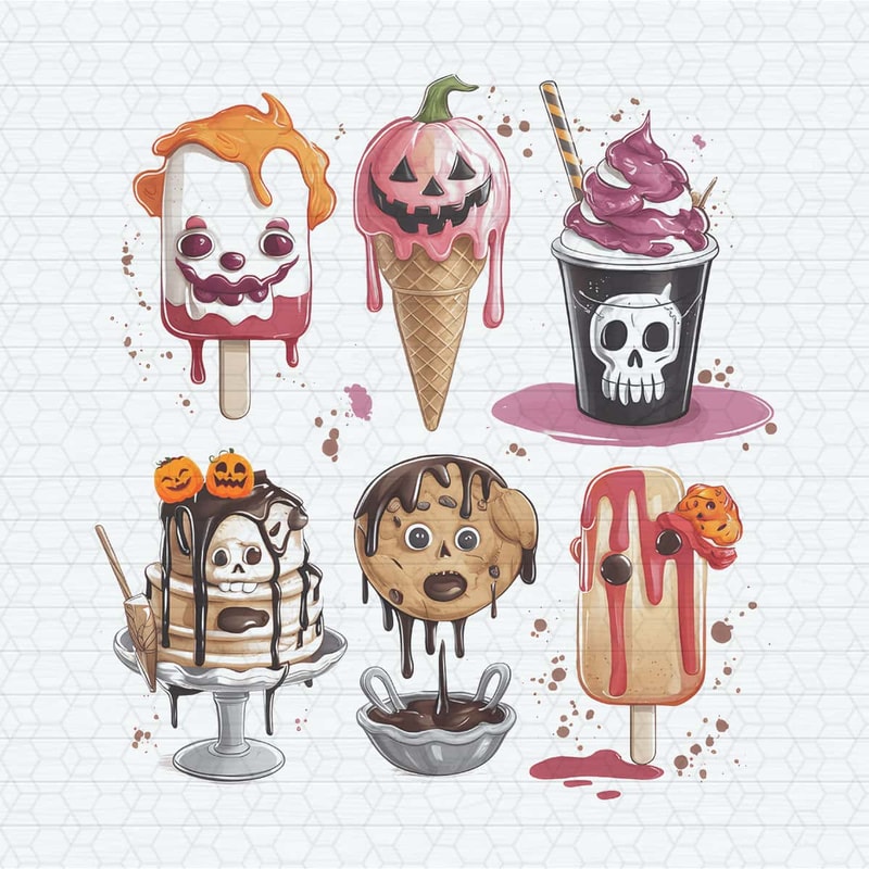 Summer Popsicle Horror Halloween Faces PNG.jpg