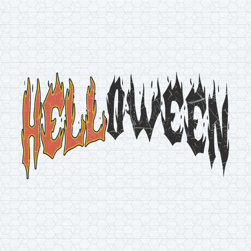 Hellloween Funny Halloween Spooky Season SVG.jpg