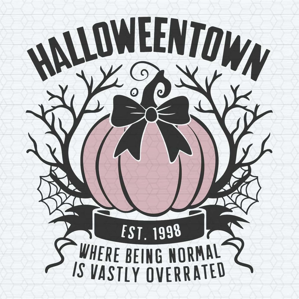 Horror Halloween EST 1998 Where Being Normal SVG.jpg