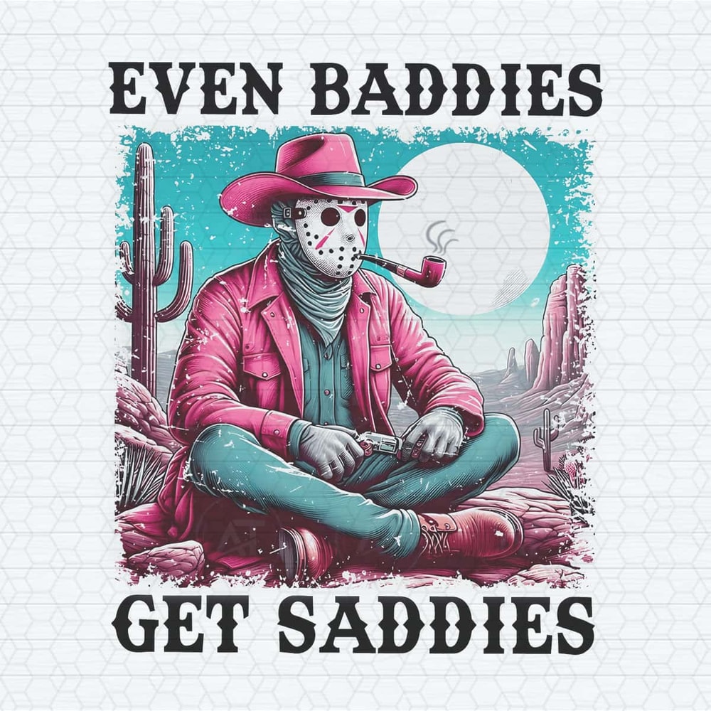 Jason Voorhees Even Baddies Get Saddies PNG.jpg