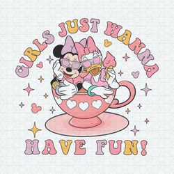 Girls Just Wanna Have Fun Minnie Daisy PNG