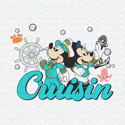 Funny Disney Cruisin Mickey Minnie SVG