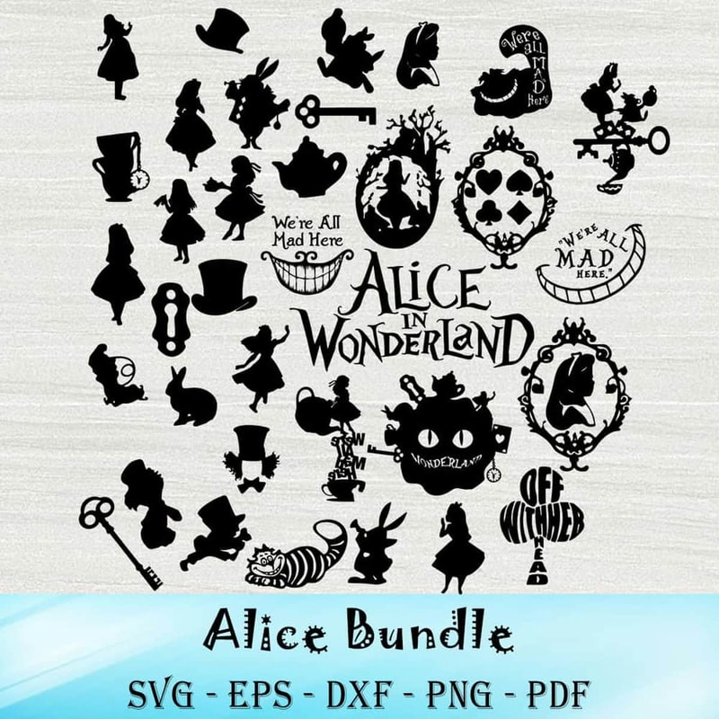 Alice Bundle Svg Halloween Party Svg Alice In Wonderland Disney Svg Disney Cartoon Svg.jpg