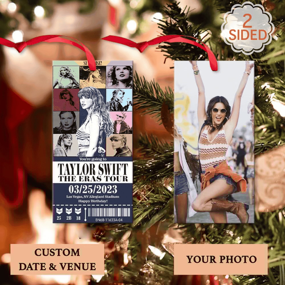 918- Personalized Eras Tour Ceramic Ornament, Taylor Swiftie Christmas Ornament, The Eras Tour Europe-image.png