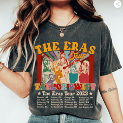 taylor swift eras tour retro png, swift girls graphic shirt taylor gift