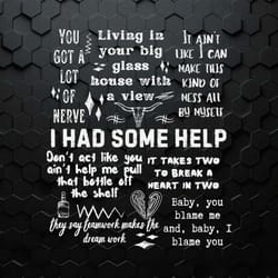 i had some help you got a lot of nerve svg