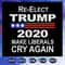 Re Elect Trump 2020 Make Liberals Cry Again Trump 2020 Liberals Tears Trump SVG.jpg