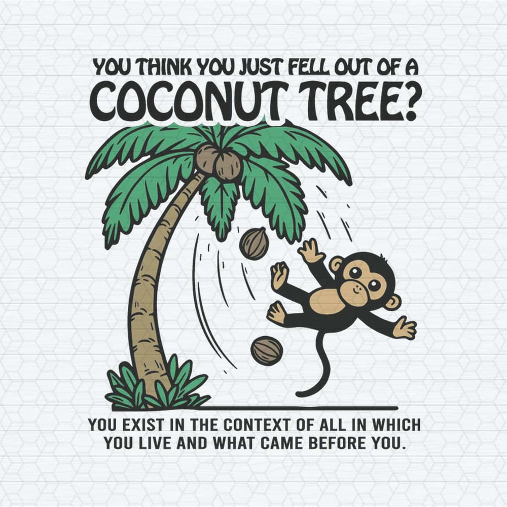 A Coconut Tree Monkey Meme Harris 2024 SVG.jpg
