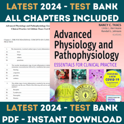 Test Bank for Advanced Physiology and Pathophysiology Essentials for Clinical Practice 1st Edition Tkacs | All Chapters