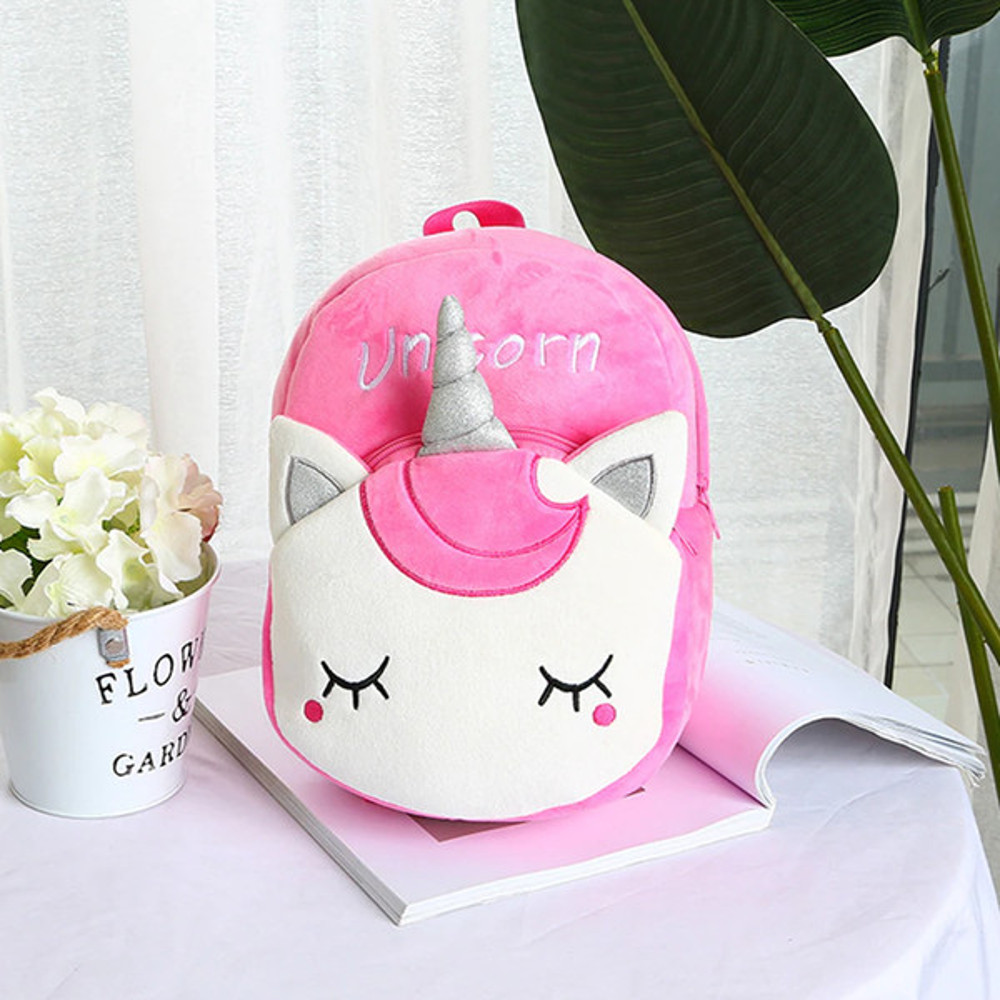 Cute Unicorn Pink Backpack Hot Pink