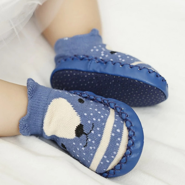 Lovable Soft Leather Sole Baby Shoes Socks For Infants & Toddlers (2).jpg