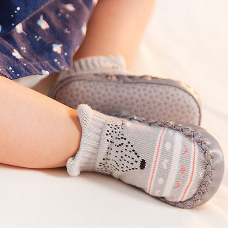 Cute baby sock shoes for crawling and walking