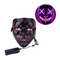 Spooky Light Up Anonymous Mask Purple
