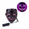Spooky Light Up Anonymous Mask Purple