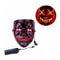 Spooky Light Up Anonymous Mask Red
