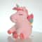 Multicolored Light Up Unicorn Plush Toy Pink