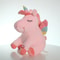 Multicolored Light Up Unicorn Plush Toy Pink