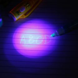 Invisible Ink Spy Pen With UV Back Light For Kids